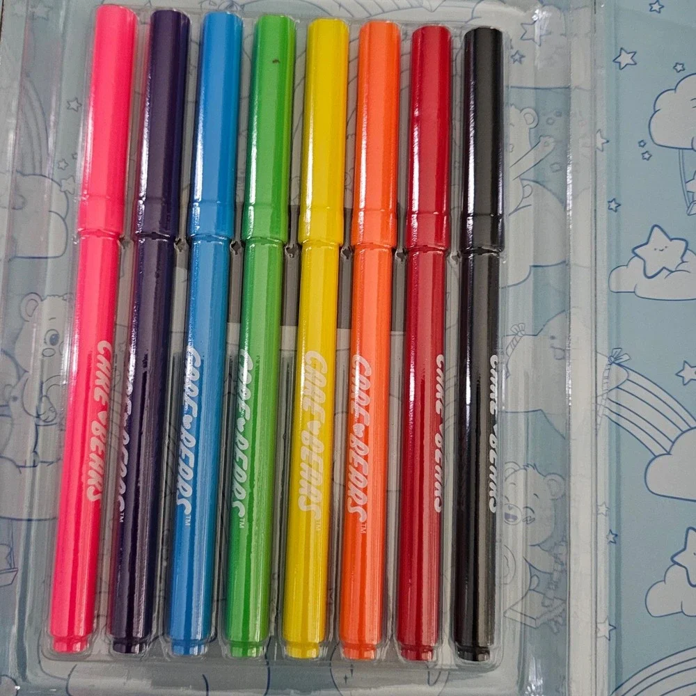 Care Bears Unlock the Magic Color‎ My Life Art Journal Set Markers Stickers NEW